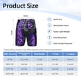 thumbnail image 4 of Cauagu Purple Plant White Tiger Print Swim Trunks for Men,Youth Boys Swim Shorts Compression Liner Beach Shorts Boys' Swimming Shorts 7-20 Years Bathing Suit-Large, 4 of 7