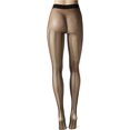 thumbnail image 4 of Women's Hanes HFT043 Ribbed Dot Tights (Black M), 4 of 4