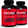 (2 pack) (2 pack) Force Factor VolcaNO Extreme Pre Workout Nitric Oxide Booster Muscle Builder with Arginine, L Citrulline, Creatine HCl, 90 Ct.