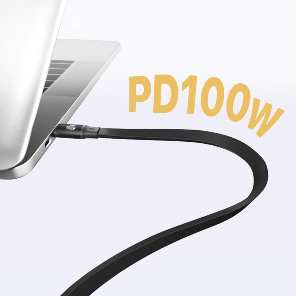 120cm Type-C Cable PD100W 480mbps USB C Male to Double USB C Male Charging Cord
