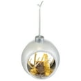 thumbnail image 2 of Northlight Owl Cutout Christmas Ornament - 3.75" - Silver and White, 2 of 9