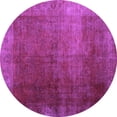 thumbnail image 1 of Ahgly Company Indoor Round Persian Purple Bohemian Area Rugs, 7' Round, 1 of 4