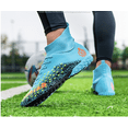 thumbnail image 3 of OnyxTrek Men's High Top Soccer Shoes FG Long Spikes Adult Football Shoes Lightweight Professional Athletic Training, 3 of 5