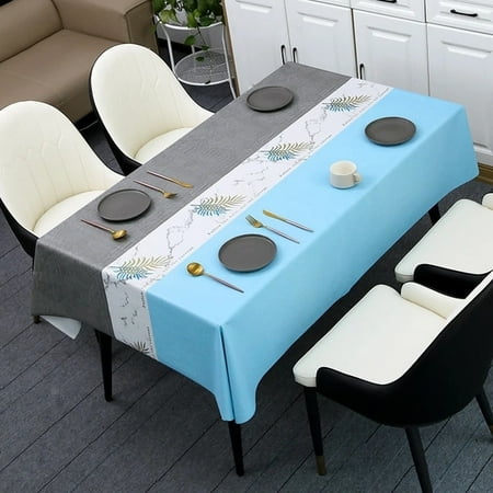 

UMMH Oilproof Thick Rectangular Wedding Dining Table Cover -4XB