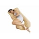 thumbnail image 1 of Almohada Xtellar beige Para Embarazo Y Lactancia Jumbo + Regalo Microgel, 1 of 1