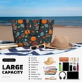 thumbnail image 5 of Kdxio Autumn with Pumpkins for Beach Bag for Women Large Beach Tote Bag Waterproof Sandproof Swim Bag with Zipper Pockets Beach Vacation Travel, 5 of 7