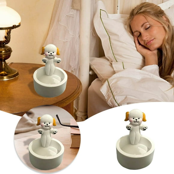 Puppy Resin Candle Holder Daily Necessities Cartoon Puppy Candle Holder Desktop Decoration Cute Candle Holder Decoration Puppy Candle Holder (without Candles) Ceramic Taper Candle Holder