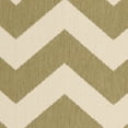 thumbnail image 5 of Safavieh Courtyard Bailey Chevron Indoor/Outdoor Area Rug, 6'7" x 6'7" Square, Green/Beige, 5 of 6