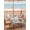 Yellow, variant on Happy Easter Outdoor Tablecloth - 54x54 Inch Square Dining Table Cover, Colorful Eggs Spring Tulips Flowers Farm Wooden Waterproof Outdoor Table Cloth with Umbrella Hole & Zipper for Picnic/Patio