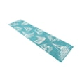 thumbnail image 6 of Unique Loom Outdoor Coastal Collection Area Rug - Flotilla (2' 7" x 12' Runner Teal/Ivory), 6 of 10