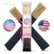 Pink Sands Incense Sticks 11" Bulk - 1 Bundle 85 to 100 Sticks - Smooth and Clean Long Burn Time, 45 to 60 Minutes.