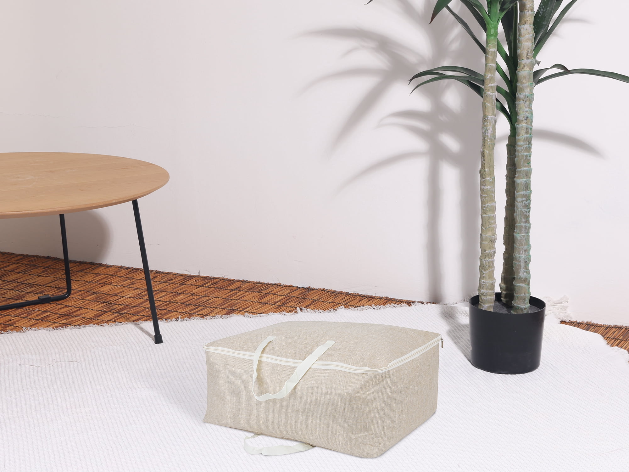Unique Bargains 1 Pack Clothes Storage Bags Moving Bags Kakhi 23*11*18in