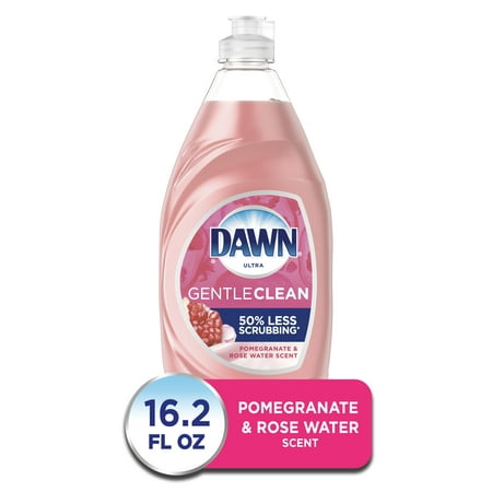 Dawn Gentle Clean Ultra Liquid Dish Soap, Pomegranate &amp; Rose Water, 16.2 fl oz