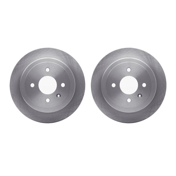 Dynamic Friction Company Rear Brake Rotors 6002-47041