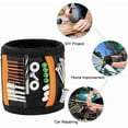 thumbnail image 3 of Magnetic Wristband with Strong Magnets Holds Screws Nails Drill Bit Organizer ,Easy to Operate, 3 of 8