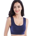thumbnail image 1 of Ropa interior japonesa para dormir Peace of Mind para mujer, talla grande, talla grande, sin aros, talla grande, talla grande, sujetador deportivo de una pieza, 1 of 6