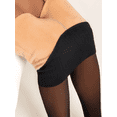 thumbnail image 3 of Fleece Lined Thermal Tights - Dark Caramel, 3 of 12