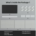 thumbnail image 2 of 3D Printer Enclosure for Bambu Lab A1 Combo,Large Size Fireproof&Dustproof Enclosure,Noise Reduction,Constant Temperature Control 3D Printer Cover wit, 2 of 9