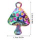 thumbnail image 2 of ColoMX 10 Uds. De colgantes de setas DIY, pendientes, collares, colgantes, accesorios de joyería, 2 of 7
