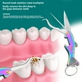 thumbnail image 6 of KRQAP Multifunctional Foldable Keychain Stainless Steel Toothpick Knife Pick Teeth Carry-fine Tooth Hook Crochet Can Open Bottle Buckle Teeth, Home Improvement Clearance, 6 of 7