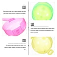 thumbnail image 3 of KAKOWELY 12pcs Plastic Fillable Balls Openable Storage Packing Balls Fillable Round Balls,2.68X"X2.56"X2.56", 3 of 5