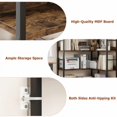 thumbnail image 2 of 1 Iron, Pb Corner Bookcase Arched Iron And Wood, 2 of 9