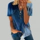 thumbnail image 2 of Blusa informal elegante de manga corta con cremallera y cuello redondo para mujer OAVQHLG3B Store lin121212, 2 of 5