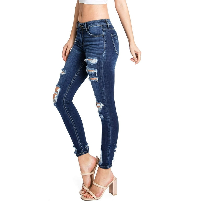 Cello Black distressed jeans main image 0