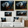 thumbnail image 4 of Designart "Dreaming Dalmatian I" Animals Dog Floater Framed Canvas Wall Art, 4 of 5