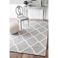 thumbnail image 3 of Nuloom 6' x 9' Hand Hooked Marrakech Trellis Rug in Light Gray, 3 of 5