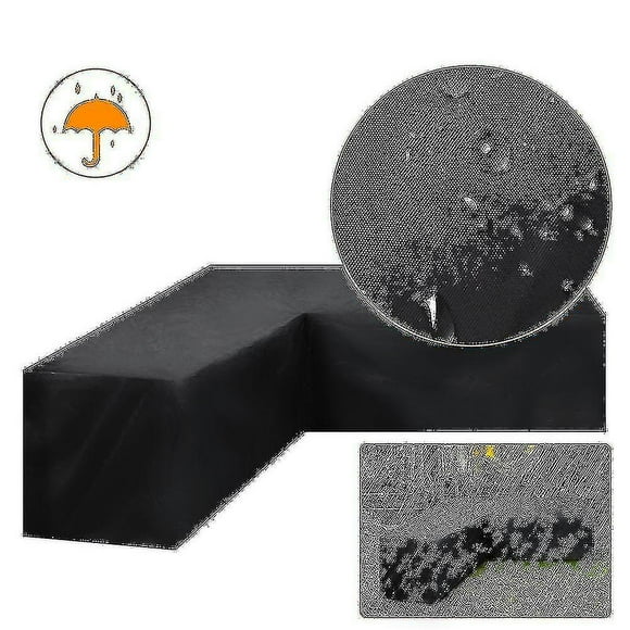 Sun Lounger Cover Waterproof Garden Sunbed Cover Patio Furniture Lounge Chair Protector-300*300*98cm