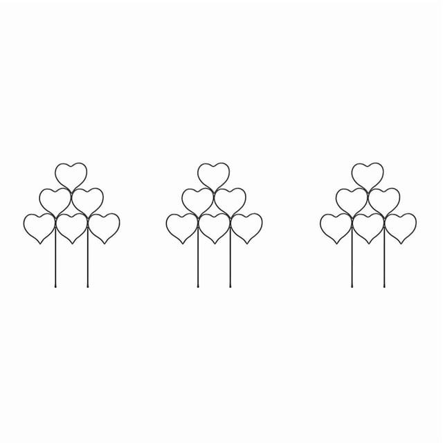 Enrejado para Plantas de Interior para Plantas Trepadoras, Enrejado de Jardín Apilable para Plantas en Macetas, Enrejado para Plantas de Interior Pequeñas, Paquete de 3