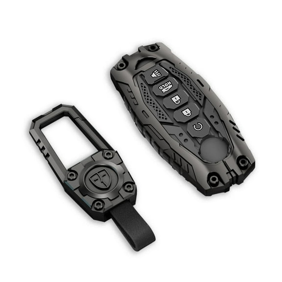 for Nissan Zinc Alloy Key Fob Cover,Keychain,Full Protection Car Key Case for 2023 2024 2025 Kicks Sentra Versa Rogue Pathfinder Smart Remote Keyless Keyshell Accessories