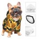thumbnail image 3 of Fotbe Vintage Black Plaid Sunflower Sudadera con Estampado para Perros Pequeños – Suéter con Capucha para Mascotas, Tela Suave de Forro Polar con Bolsillo-XX-Large, 3 of 7