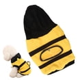 thumbnail image 3 of TQEHS Disfraz de abeja para Halloween, sudadera con capucha para perro, disfraz de abeja, disfraz de gato suave para vacaciones, nuevo V8J8, 3 of 6