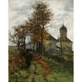thumbnail image 2 of Adam Chmielowski 20x24 Black Ornate Framed Double Matted Museum Art Print Titled: Abandoned Parsonage (1888), 2 of 5