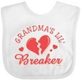 thumbnail image 3 of Inktastic Grandma's Lil' Heartbreaker Boys or Girls Baby Bib, 3 of 4