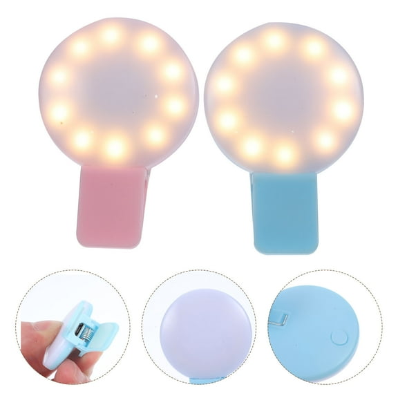 Assorted Color Mini Rechargeable Nurse Light Clip On Badge Light for Work Decoration 4 pcs