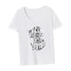 thumbnail image 5 of Camiseta para mujer verano simple traje femenino cuello redondo camiseta para el trabajo desplazamientos SG, 5 of 7