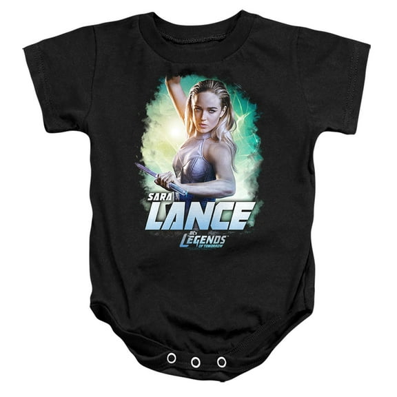 Legends Of Tomorrow Lance Legend Unisex Infant Snap Suit for Baby (6 Months) Black