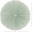 thumbnail image 3 of Mint Tufted Round Throw Pillow, 3 of 6