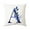 A, variant on Throw Pillow Covers Alphabet Decorative Pillow Cases ABC Letter Flowers Cushion Covers 18 x 18 Inch Square Pillow Protectors for Sofa Couch Bedroom Car Chair Home Decor