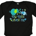 thumbnail image 4 of Inktastic My Mimi Loves Me Cute Elephants Boys or Girls Long Sleeve Baby Bodysuit, 4 of 5