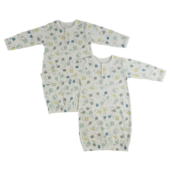 Bambini Infant Gowns - 2 Pack