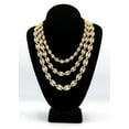 thumbnail image 5 of Silver Chain -  Gold Iced Out Puff Chain, 5 of 6