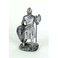 thumbnail image 3 of Chevalier Templier en Armure Maniant une Hache de Bataille et une Statue d'Épée, 3 of 3