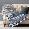 thumbnail image 2 of 50th Birthday Gifts for Women Happy 50th Birthday Decorations for Women 50 Year Old Gifts for Women 50th Birthday Gift Ideas for Her Wife Mom Sister Friend Flannel Throw Blanket 60"x50", 2 of 5