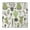 White-138, variant on Waterproof Squre Tablecloth with Cute Kawaii Cactus and Watercolor Cactus Designs, Elastic Edge Fit, Backing for Heat Resistance, Perfect for Outdoor Parties