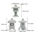 thumbnail image 2 of OUNONA 6Ud Estatua Pabellón De Piedra Arenisca Para Decorar Paisajes Y Acuarios, 2 of 7