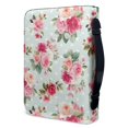 thumbnail image 3 of HELLHERO Rose Bible Protective Bible Hand Bag with Zipper Closure Large Capacity Bible Carrying Case for Church, PU Leather Bible Case for Bible Study, 3 of 12